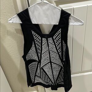 Black and White Tank Top